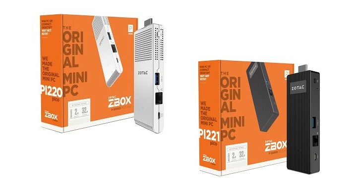 瓜分迷你電腦商機，Zotac 發表 ZBOX PI221、ZBOX PI220 兩款電腦棒