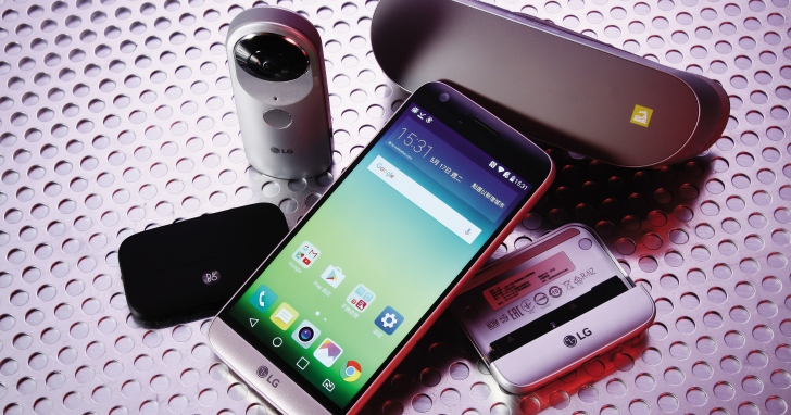 【年度旗艦機總複習】LG G5旗艦手機新玩法－雙鏡頭、模組化機身，展開手機生態系