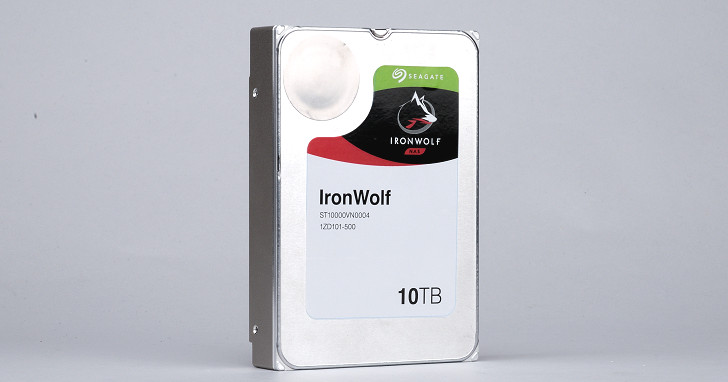 氦氣填充封裝硬碟跨入個人市場，Seagate IronWolf 10TB 實測