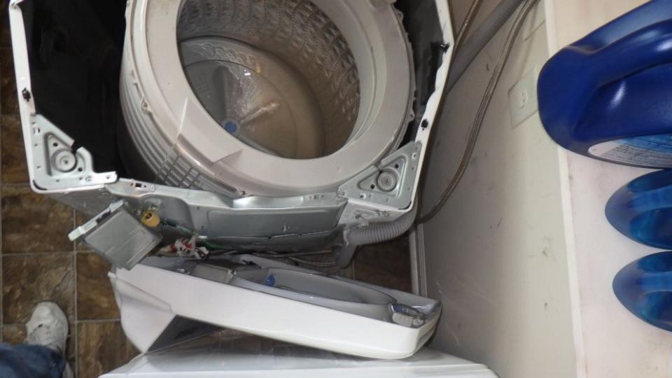 美國消費品安全委員會警告，三星的洗衣機也會自動爆裂