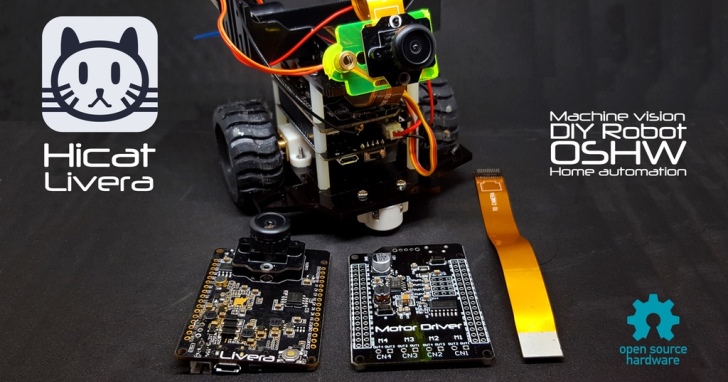 整合HD攝影機與無線網路，利用Hicat Livera開發板製作影像識別機器人