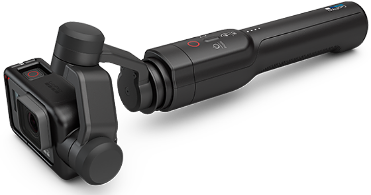 GoPro 推出的三軸穩定把手「Karma Grip」獨立發售，可以搭配 Hero 5 攝影機或是安裝在 Karma 無人機上拍攝