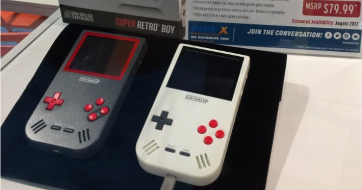 Retro-Bit推出非官方版GameBoy主機 Super Retro Boy，支援讀取原廠 GB、GBA遊戲卡匣