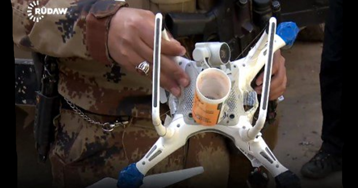 無人機空投手榴彈，ISIS 利用 DJI 無人機自製低成本「轟炸機」