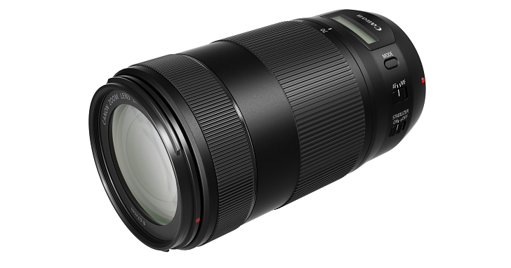 鏡頭上也有 LCD 螢幕，Canon EF 70-300mm f/4-5.6 IS II USM 上市，售價 18,000 元