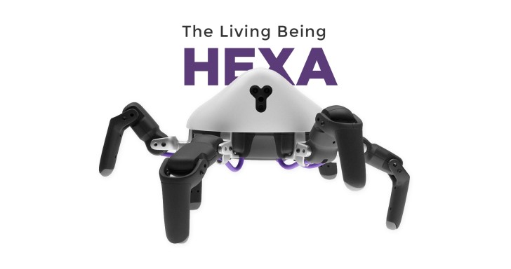 6足仿生蜘蛛型機器人HEXA，具有高機動性還可自由升級