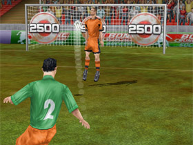 iPhone 小遊戲，Football Kicks 挑戰你的射門技巧