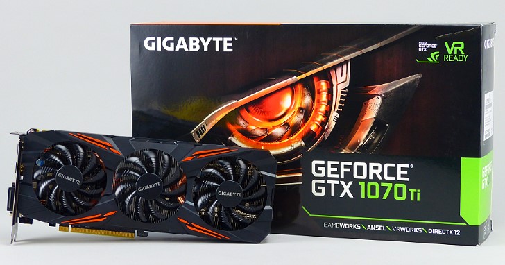 WINDFORCE 3X 散熱器加持，GIGABYTE GeForce GTX 1070 Ti GAMING 8G 測試動手玩