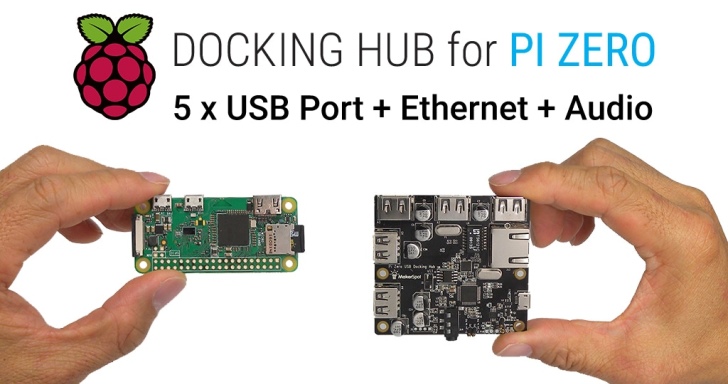 Raspberry Pi Zero也有擴充底座，提供穩定USB電力