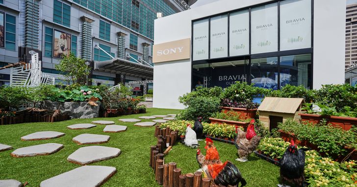 響應柯文哲田園城市政策，Sony 打造亞洲唯一 BRAVIA House 綠化建築限定店