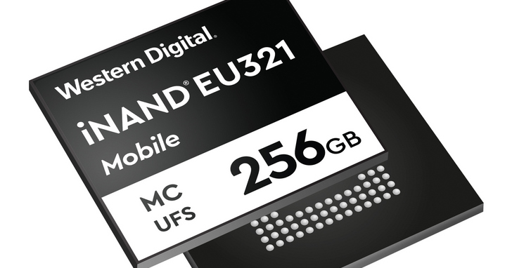 Western Digital推出業界首創96層3D NAND UFS 2.1嵌入式快閃記憶體