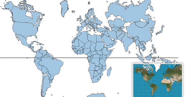 原來世界地圖是錯誤的：科學家首次呈現真實樣貌！
