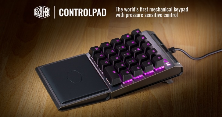 Cooler Master也玩類比鍵盤，推出迷你版24鍵ControlPad