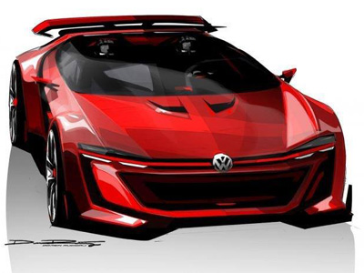 【熱門話題】Golf GTI Vision Gran Turismo Concept概念車，史上最扁的 Golf!