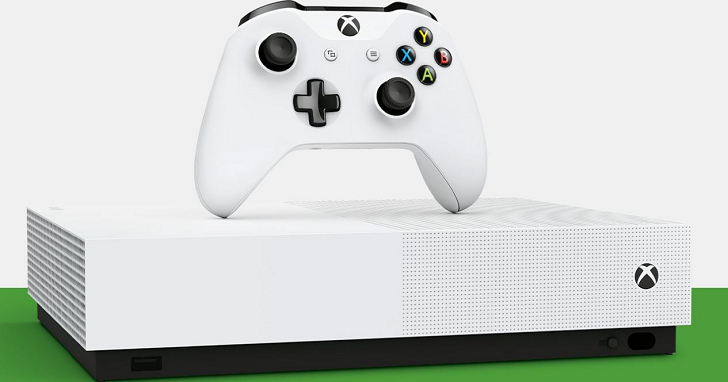 微軟正式發表無光碟版「全數位化」主機：Xbox One S All-Digital Edition，台幣約 7,700 元