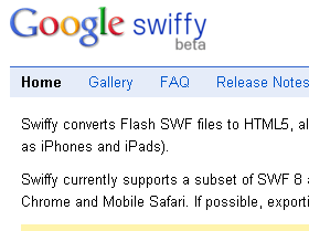 不必學語法！Google 幫你把 Flash 轉成 HTML5