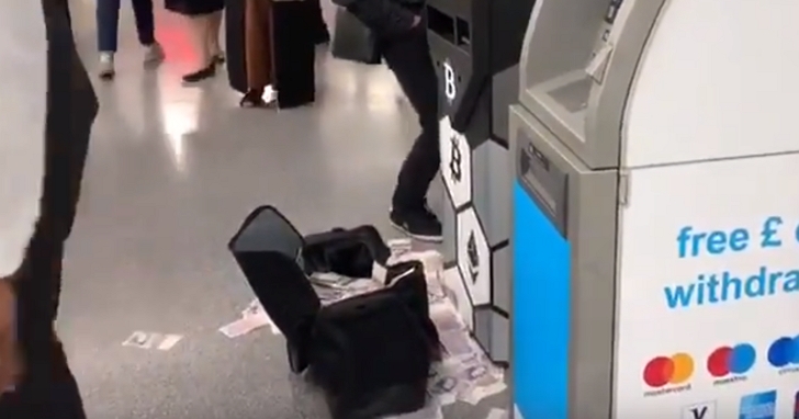倫敦地鐵站比特幣ATM瘋狂吐鈔被懷疑遭駭，該公司CEO表示：機器正常，只是客戶領太多錢罷了