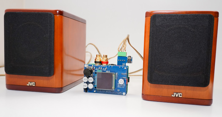 NanoSound Amp 10 動手玩，小小尺寸就能推動2顆 10W 喇叭