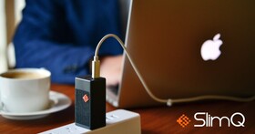 SlimQ超迷你USB Type-C充電器，還有轉接頭可充一般筆電