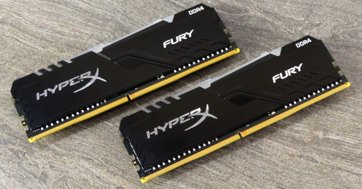 紅外線同步技術下放，Kingston HyperX  Fury RGB DDR4-3466 8GB x 2 16GB kit 雙通道套裝實測