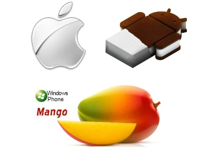 手機大戰：Mango、Android 4.0 和 iOS 5，你選哪一個？
