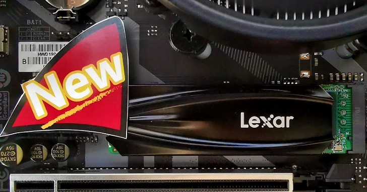 Lexar 展示新款 PCIe 4.0 x4 SSD 開發樣品，讀寫速度突破 7GB/s 和 4GB/s！