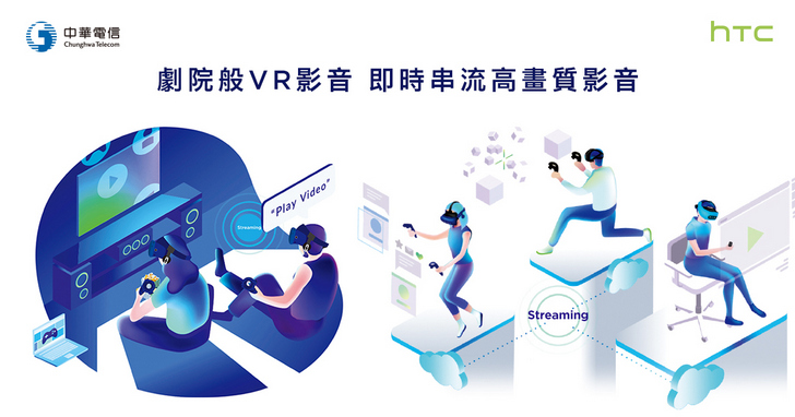 中華電信攜手HTC布局5G，打造VR創新應用服務