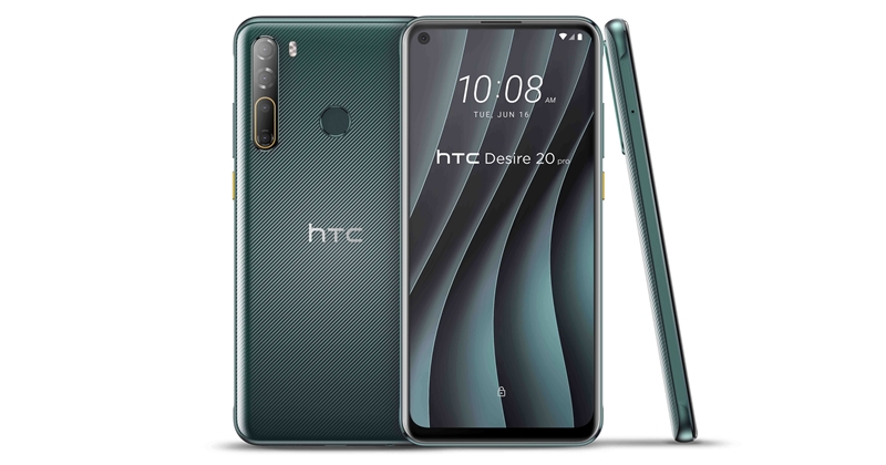 HTC Desire 20 Pro 晶耀綠新色上市，四顆相機主鏡頭、5,000mAh 大電池，售價 8,990 元