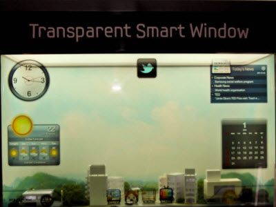 超炫！窗戶是透明觸控螢幕，Samsung 實機展出智慧窗戶
