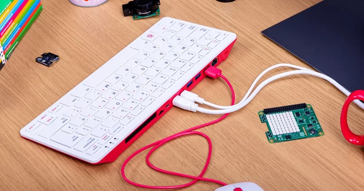 文書機更方便啦！官方推出內建ARM晶片的Raspberry Pi 400鍵盤，接螢幕就可當電腦