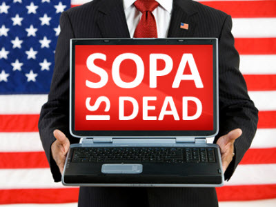 SOPA 法案死亡！提案的眾議員撤回，網路勢力重大勝利