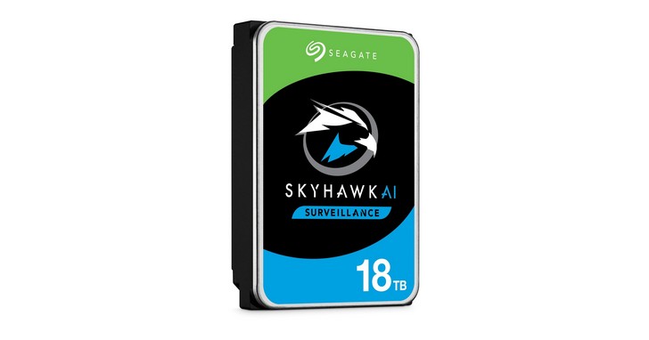 Seagate推出專為AI安全監控打造的SkyHawk AI 18TB 硬碟