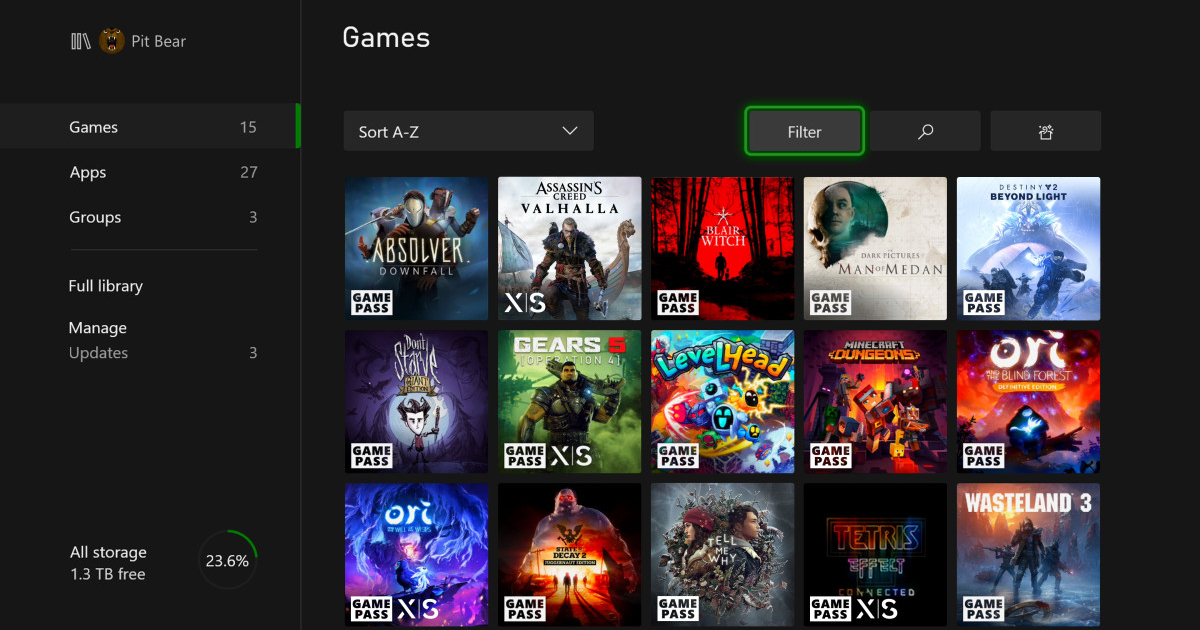 Xbox Series X/S 推送上市後首個大型更新,增加預載遊戲功能