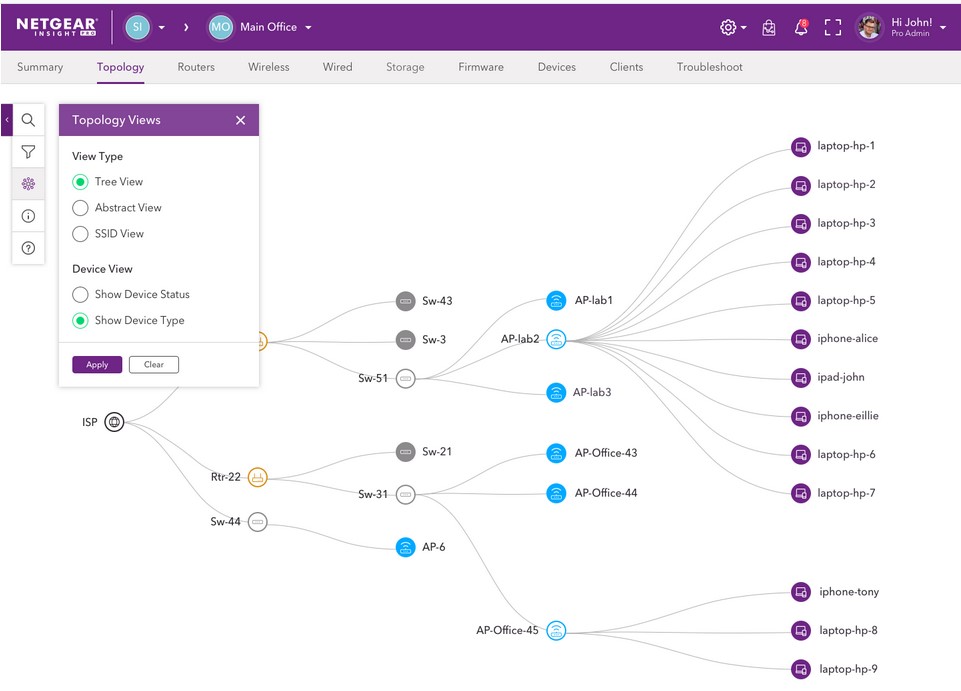 NETGEAR全新Insight 6.0 提供完整的網路拓撲圖 讓IT人員網路管理更清晰