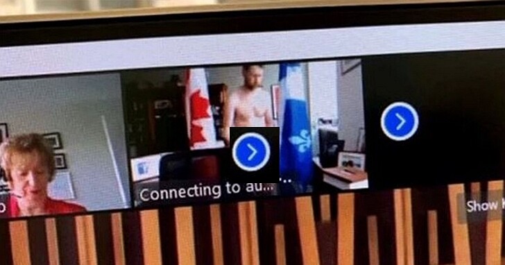加拿大議會內部「坦蕩蕩」視訊流出，議員全裸入鏡尷尬道歉
