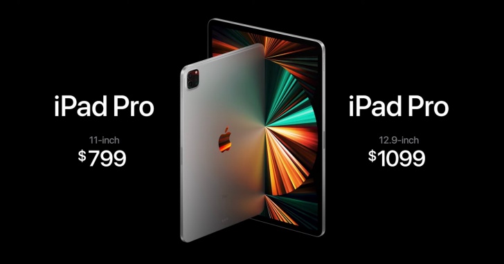 12.9吋 iPad Pro 2021 規格根本桌機!M1 處理器、5G、Thunderbolt 及 Mini-LED 螢幕,售價 34,900 元起