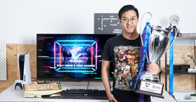 AORUS FV43U 電競螢幕評測：格鬥遊戲職業選手 GamerBee 重磅推薦，解放次世代主機 4K 120Hz 頂尖遊戲效能