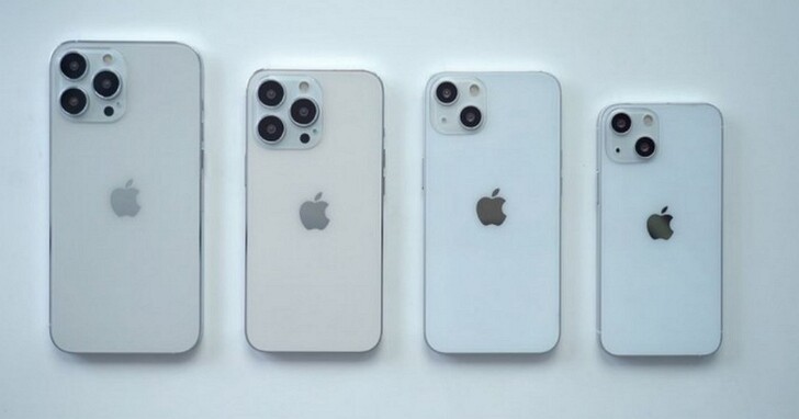 外媒iPhone 13全系列模型機上手：外觀尺寸與前代變化不大，相機模組直接大一圈