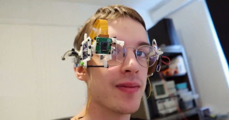 利用樹莓派DIY窮人版谷歌眼鏡，可以自訂手勢操控並同步投影圖像