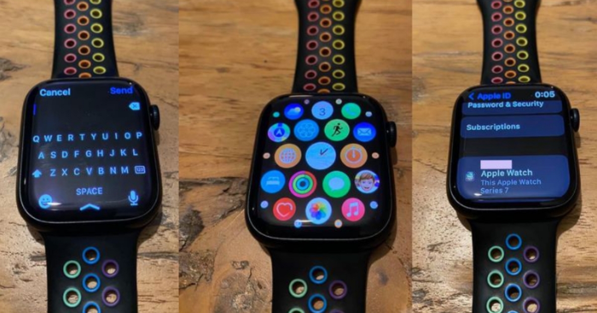 蘋果 Apple Watch Series 7 真機照曝光，國內 10 月 8 日開放預訂