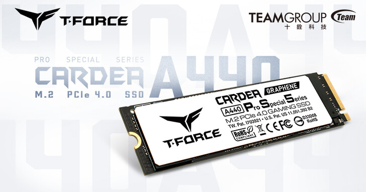十銓科技推出T-FORCE CARDEA A440 Pro Special Series M.2固態硬碟  伴你暢遊翱翔PS5遊戲世界