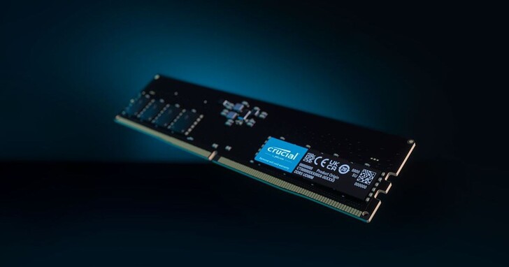 美光全新Crucial DDR5記憶體，以4800MT/s提供高出50%的傳送速率