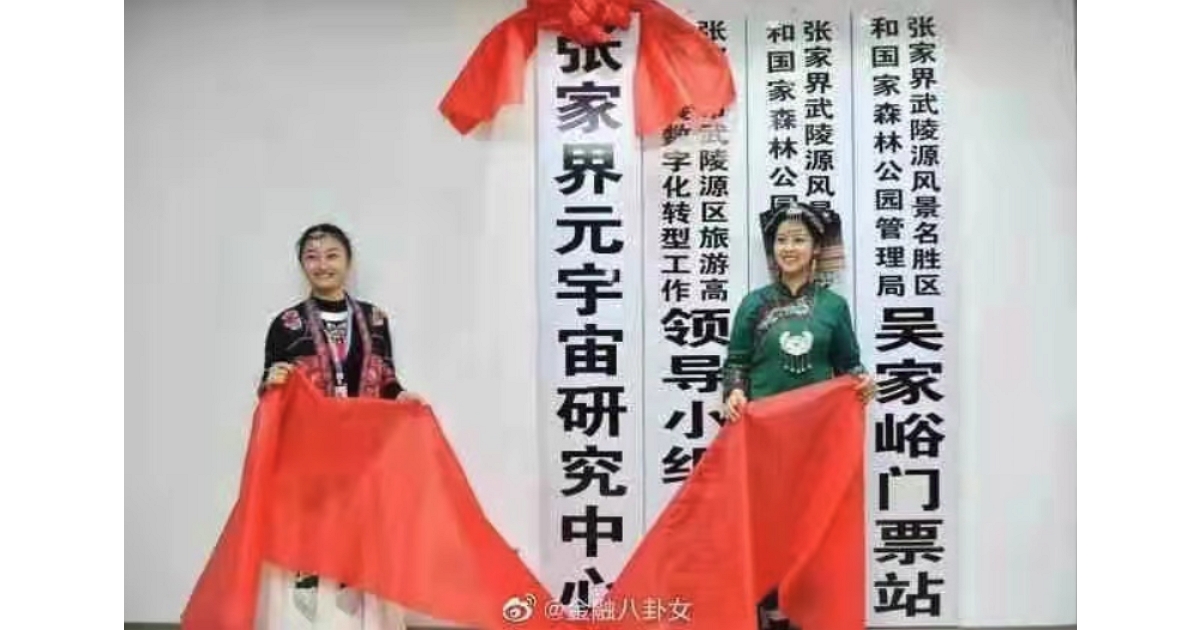 以阿凡達拍攝地聞名的張家界也要搞元宇宙,宣佈成立「元宇宙研究中心」
