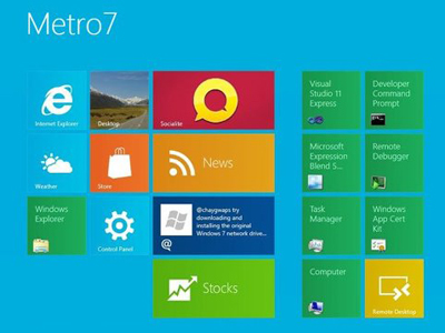 使用 Windows 8 免重灌，安裝 Metro 7 讓你使用新介面