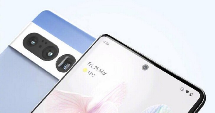 Pixel 7 Pro手機殼廠商的算繪圖，揭示後置三鏡頭設計