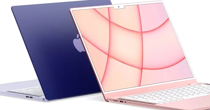 2022款MacBook Air爆料整理：M2處理器+瀏海設計，豐富配色選擇