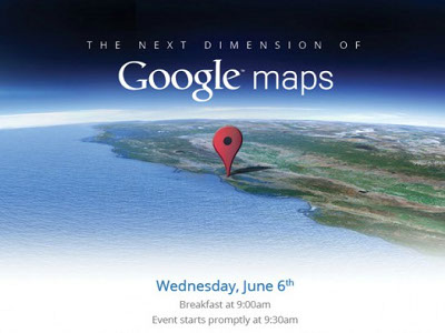 Google 地圖推出離線地圖功能、Google Earth 全新 3D 效果