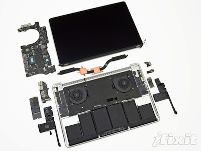 MacBook Pro Retina 拆解秀來了，這次別想自己換零件