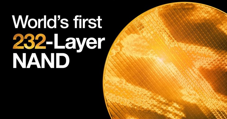 美光科技宣佈全球首款 232 層 NAND 正式出貨，成功實現有史以來最高的 TLC 密度