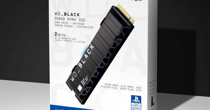 Western Digital 與 Sony 推出首款官方授權 PlayStation 5 專用 M.2 SSD
